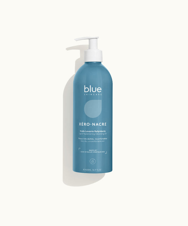 Emballage Huile Lavante Relipidante XÉRO.NACRE - Blue Skincare
