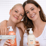 Duo Hydra Douceur Physio Nacre comprenant le lait corps douceur et la crème mains douceur pour hydrater, nourrir et protéger les peaux sèches et sensibles au quotidien. Soins enrichis en BIONACRE pour régénérer et renforcer la peau.